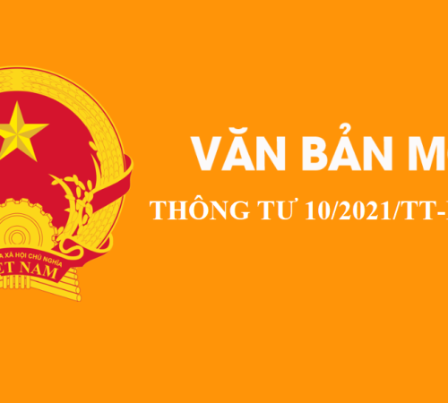 BAN HÀNH THÔNG TƯ 10/2021/TT-BTNMT